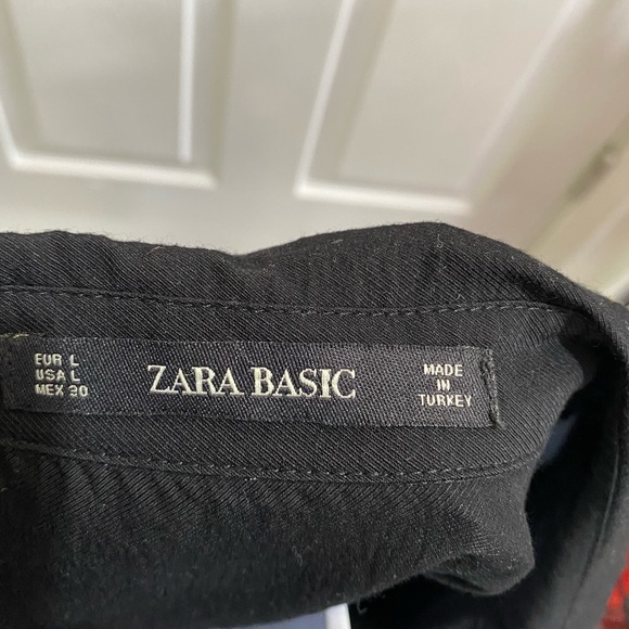 ZARA Basic Button down Romper - Picture 7 of 9